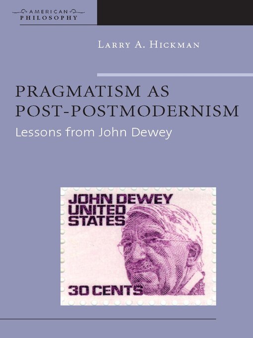 Cover image for Pragmatism as Post-Postmodernism